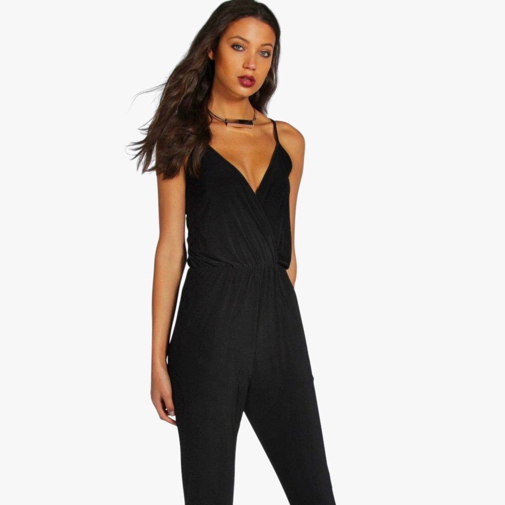 Cross back jumpsuit